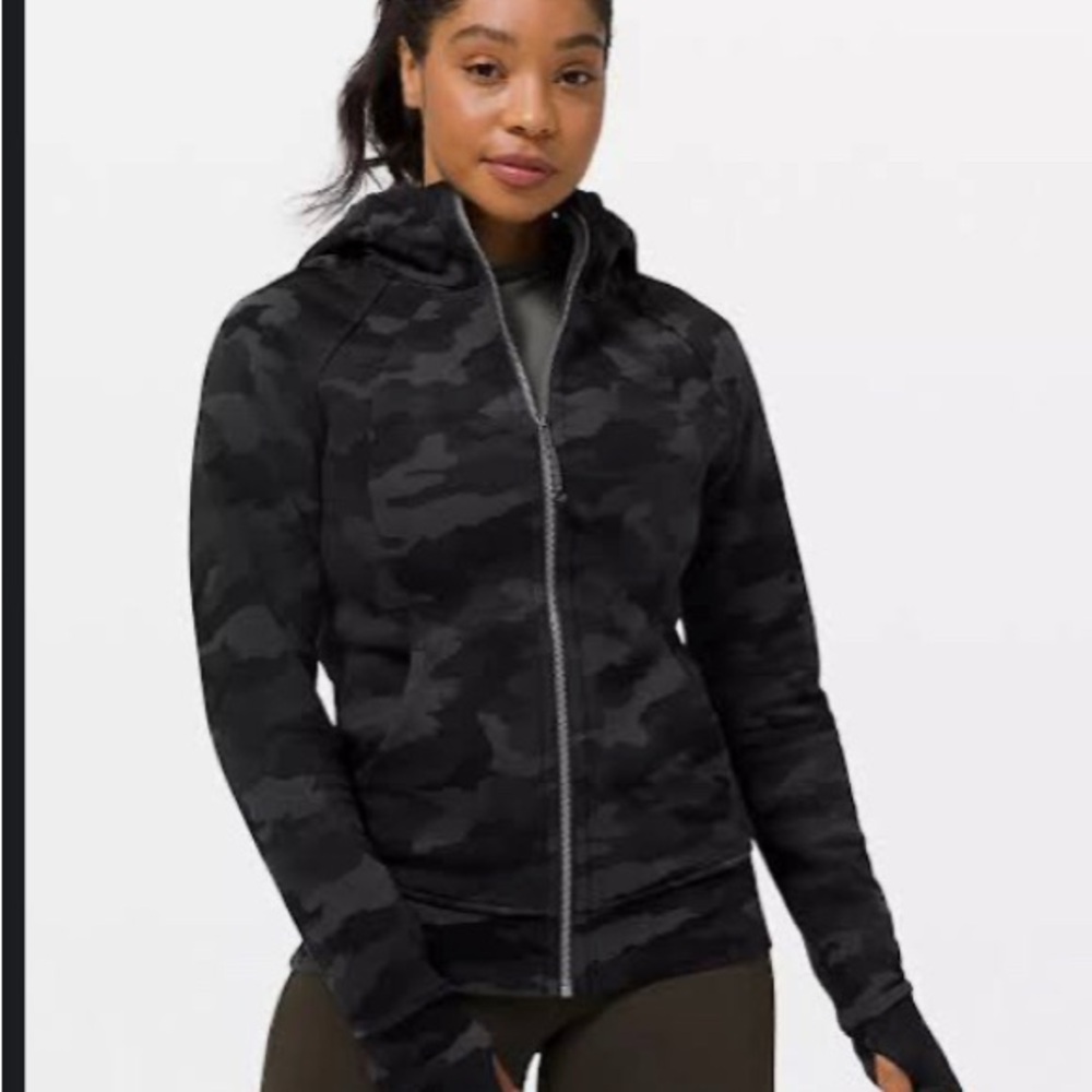 lululemon athletica Black Camo Jacket